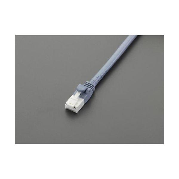 【個人宅配送不可】直送 代引不可 エスコ EA764BB-50A EA764BB−50A 50m スリムLANケーブル【カテゴリー6準拠】 EA764BB50A【キャンセル不可】