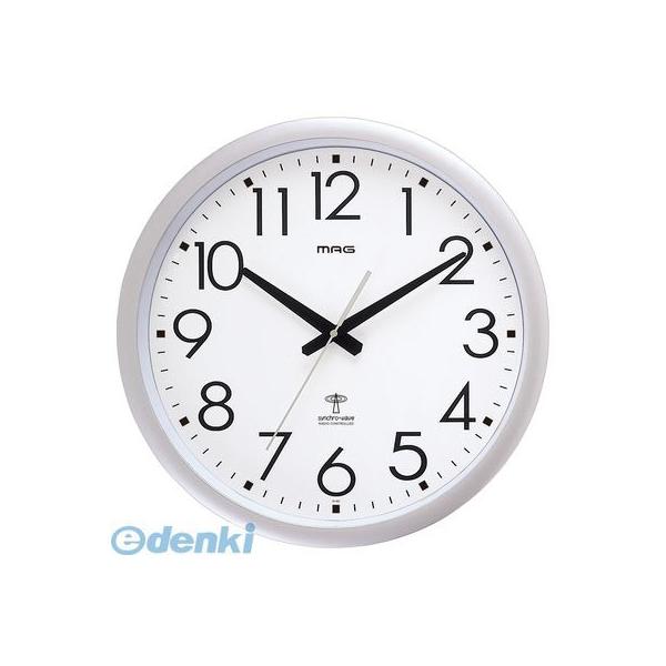 ノア精密  W-462 SM 電波掛け時計 ウェーブ420 銀メタリック W462SMの通販は 5,001円