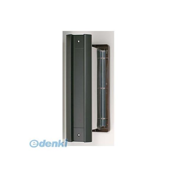 水上金属  NO2000-OO-BK-T No2000ポスト タテ型 内フタ付気密型 大壁用 色：黒 NO2000OOBKT