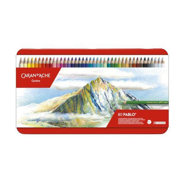 ホルベイン画材 619155 CDA0666−380パブロ80色セット カランダッシュ パブロ油性色鉛筆 いろえんぴつ