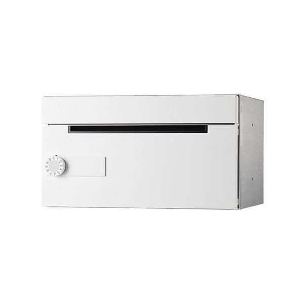 【受注生産品 納期-約1ヶ月】ナスタ NASTA KS-MB508S-L-W D−ALL【ディーオール】 集合住宅用郵便受箱【前入前出・横開き扉】1戸用 郵便ポスト・集合ポスト