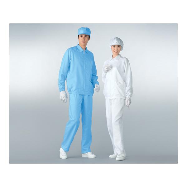 2-8303-11 無塵衣AS203C　上衣　ブルー　3L 2830311 5,199円