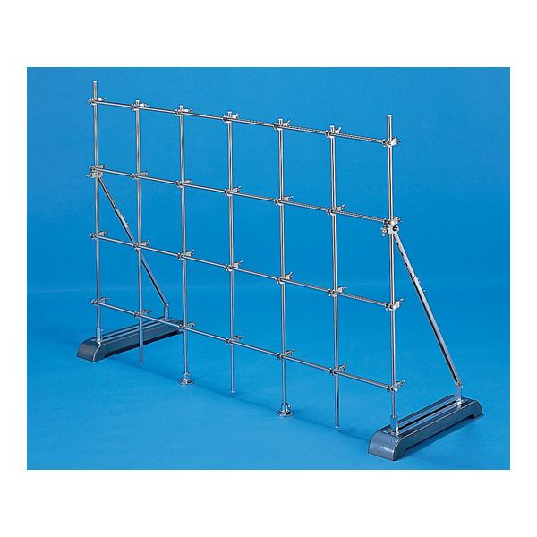 アズワン モバイルイージーカート(ガード枠付き:グレー) 2段 651×447