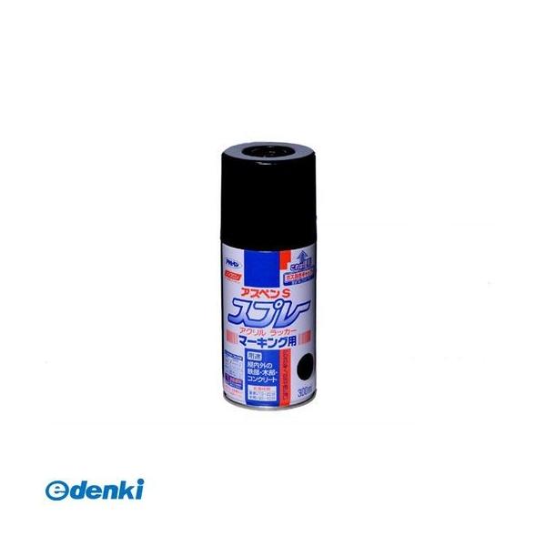 アサヒペン 4970925562562 アスペンSスプレーマーキング 300ML 黒 300ML-クロ AP901961