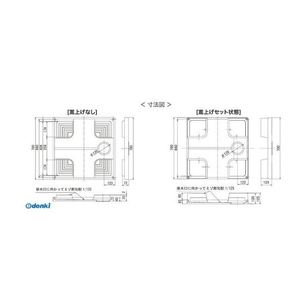 シナネン SINANEN MSB-7070SNW(+YT-SNW) 直送 代引不可・他メーカー同梱不可 防水パン 70マルチタイプ【縦トラップ付】 MSB7070SNW(+YTSNW)