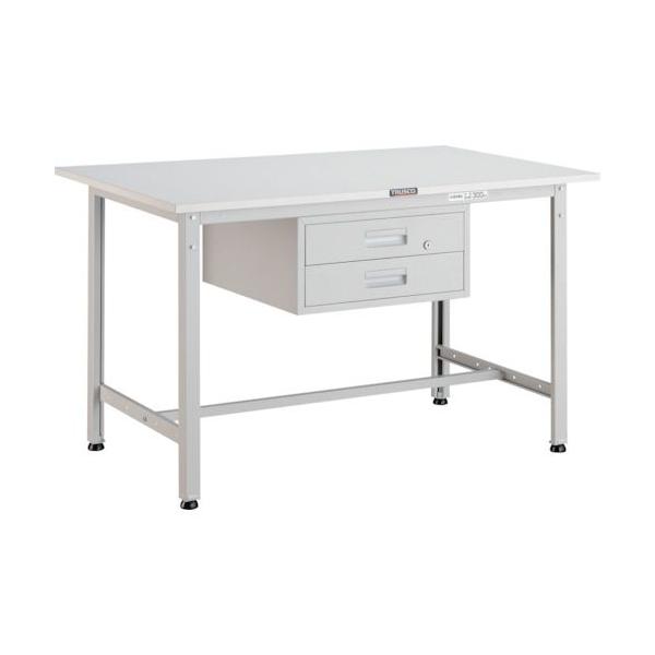 【個人宅配送不可】トラスコ TRUSCO AE-0960F2W 直送 代引不可 ＡＥ型作業台 ９００Ｘ６００ＸＨ７４０ ２段引出付 Ｗ色 ホワイト