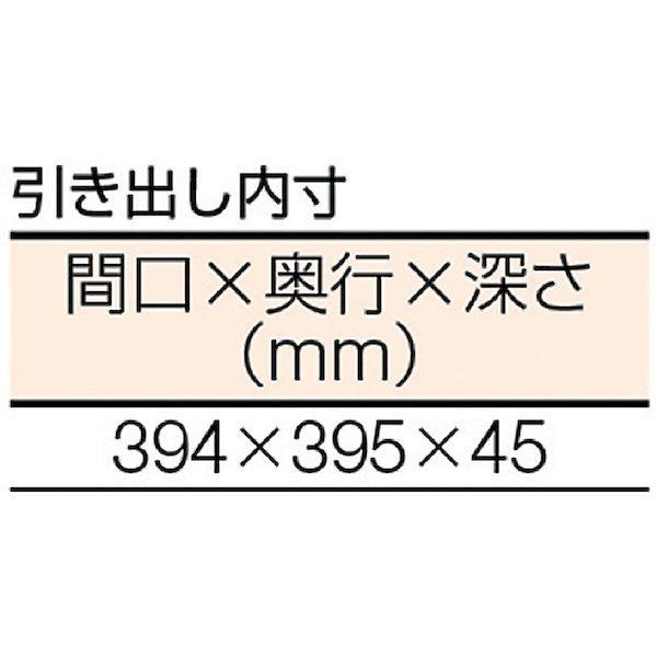 【個人宅配送不可】トラスコ TRUSCO CFWP-0960UDK2 直送 代引不可  ＣＦＷＰ型作業台 ９００Ｘ６００ＸＨ７４０ 薄型２段引出付 ダークグレー色_3