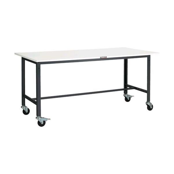 【個人宅配送不可】直送 代引不可 トラスコ TRUSCO LEWP-1800C100 ＬＥＷＰ型作業台　１８００Ｘ７５０　φ１００キャスター付