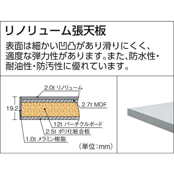 【個人宅配送不可】直送 代引不可 トラスコ TRUSCO LEWR-1560 ＬＥＷＲ型作業台　１５００Ｘ６００ＸＨ７４０_2