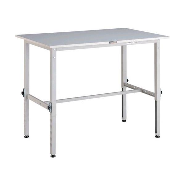 【個人宅配送不可】トラスコ TRUSCO RAEM-1260W 直送　代引不可・他メーカー同梱不可 ＲＡＥＭ型高さ調節作業台 １２００Ｘ６００ ホワイト色