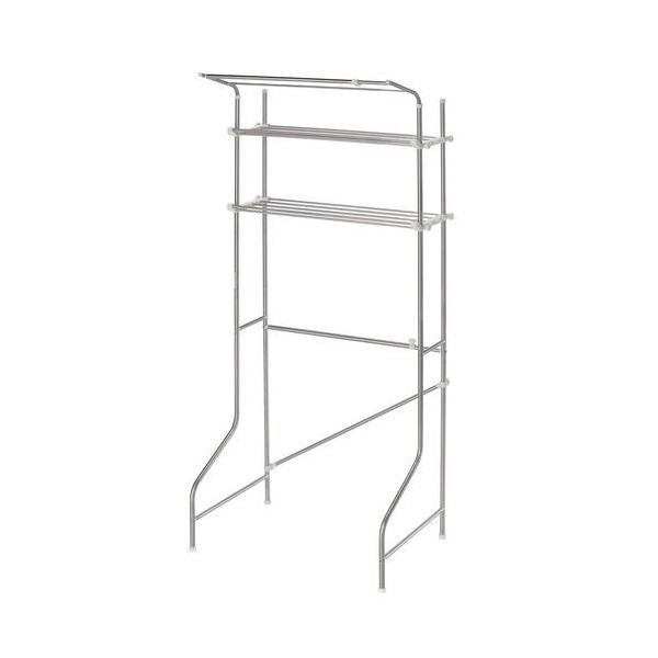 積水樹脂商事 4906648095469 ステンレス洗濯機ラック ステン＆ホワイト DSR−9 セキスイ 仮り掛けバーの通販は