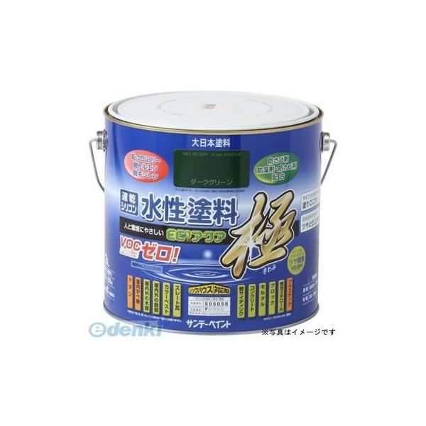 直送 代引不可・他メーカー同梱不可 サンデーペイント 4906754274284 SP水性エコアクア クロ 3L ＃274284 水性ECOアクア 水