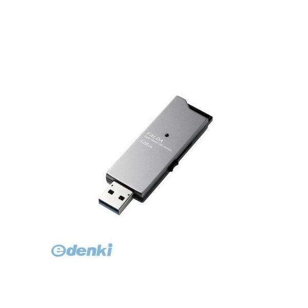 ELECOM  エレコム  MF-DAU3128GBK USBメモリー／USB3．0対応／スライド式／高速／DAU／128GB／ブラック MFDAU3128GBK