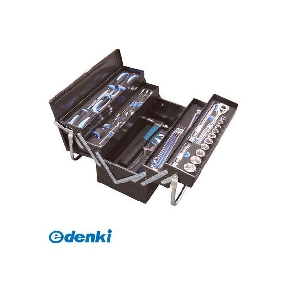 シグネット SIGNET  54007 メカニックツールセット両開き トレイ付 12．7SQの通販は