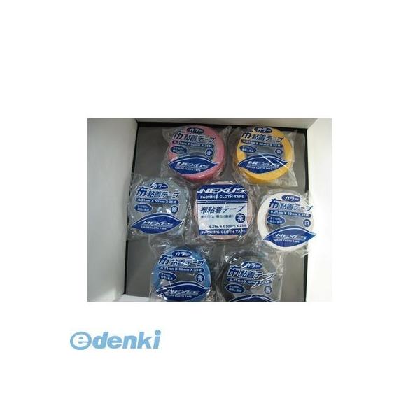 メクセス  50MMX25M  茶 【30個入】  カラー布ガムテープ50MMX25M茶