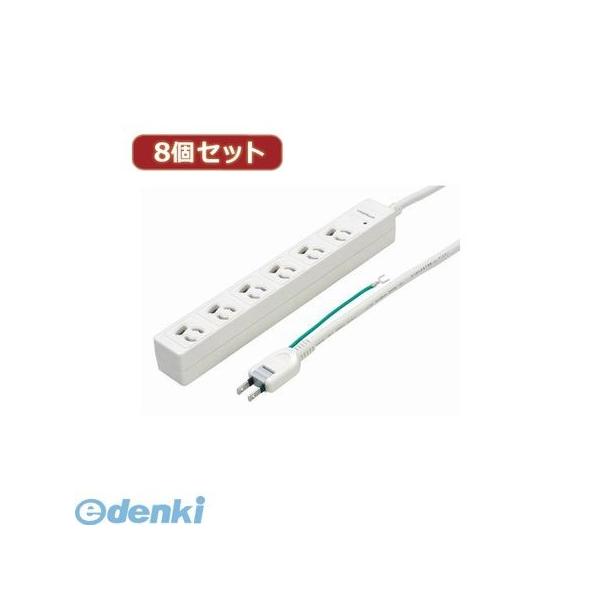 新品】10台セット サンワサプライ TAP-N3625MGN 電源タップ6個口