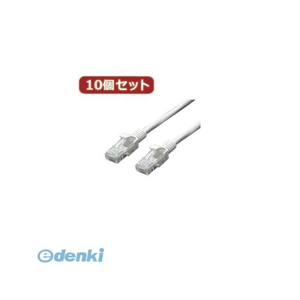 【個数：1個】LAN5-CA1000X10  直送　代引不可・同梱不可 変換名人 【10個セット】 LANケーブル CAT5 10．0m LAN5CA