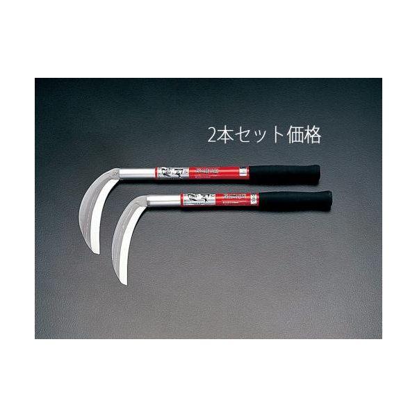 【個人宅配送不可】直送 代引不可 エスコ EA650BB 180mm/430mm2本組薄鎌/中厚鎌 EA-650BB【キャンセル不可】 5,891円