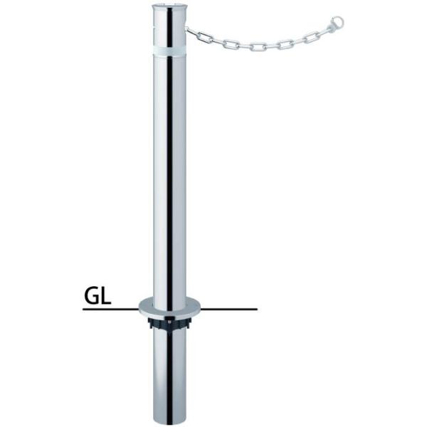 サンポール  LA-8UC 直送 代引不可 リフター 車止め LA8UC
