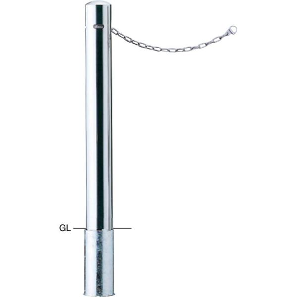 サンポール  PA-11SC 直送 代引不可 ピラー 車止め PA11SC