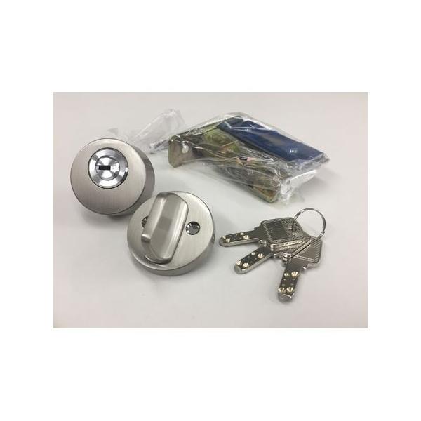 川口技研  SF-5N B/S60MM 本締錠【シリンダー錠】 ニッケル B／S60 サムターンシリーズ SF5NB/S60MM