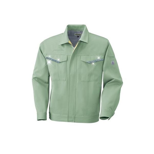 4930269036440 ECO WORLD 3646 ジヤケツト 色：アースグリーンXイエロー サイズ：Lの通販は