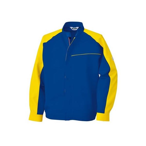 4930269190920 ECO WORLD 2637 ポケットレスジャケット 色：ロイヤルブルーXイエロー サイズ：SSの通販は 4,737円