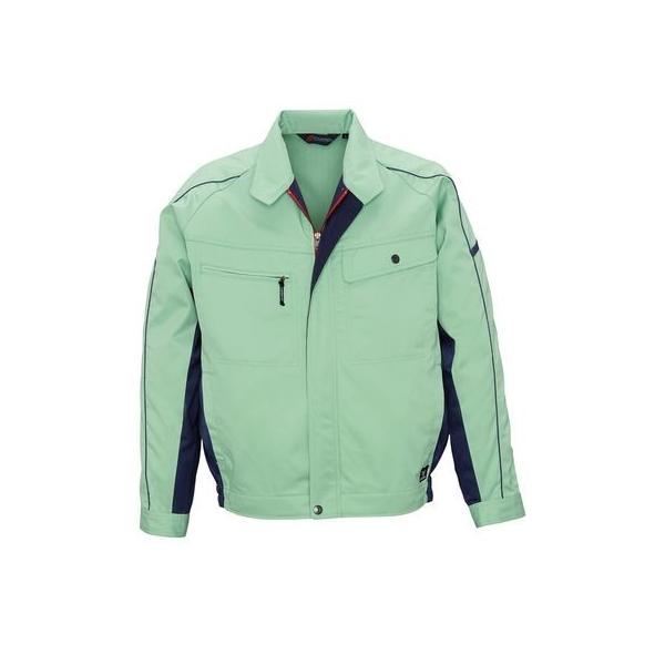 4930269191651 ECO WORLD 3656 ナガソデジヤケツト 色：アースグリーンXブルーグレー サイズ：LLの通販は 5,246円