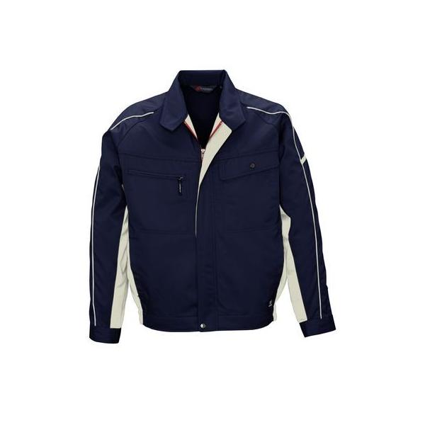 4930269200674 ECO WORLD 3656 ナガソデジヤケツト 色：ブルーグレーXシルバーグレー サイズ：4L