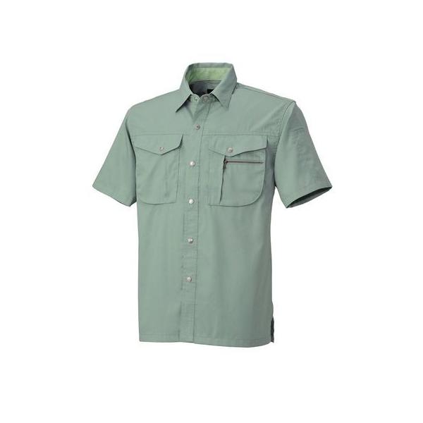 4532484444927 Early Bird 616 ハンソデシヤツ 色：ライトグリーン サイズ：EL