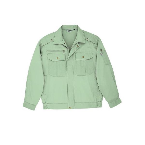 4532484510714 Early Bird 5807 ナガソデジヤケツト 色：アースグリーン サイズ：L