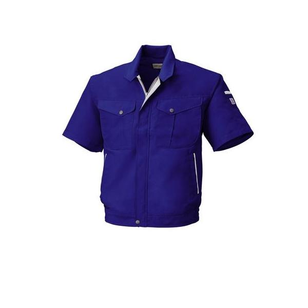 4930269029831 ECO WORLD 5618 ハンソデジヤケツト 色：ブルーXグレー サイズ：M