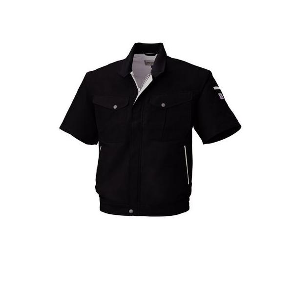 4930269032039 ECO WORLD 5618 ハンソデジヤケツト 色：ブラツクXグレー サイズ：S