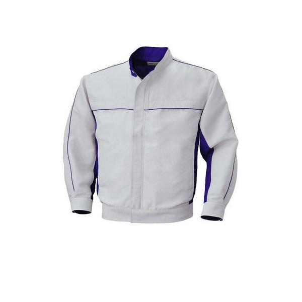 4930269188170 ECO WORLD 5637 ナガソデジヤケツト 色：シルバーグレーXロイヤルブルー サイズ：Mの通販は 5,270円