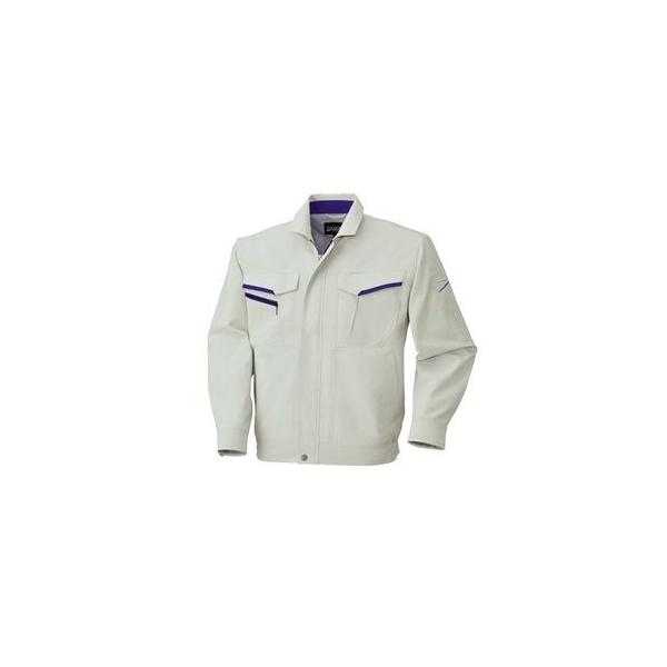 4930269303207 bigborn 477 ナガソデジヤケツト 色：シルバーグレーXロイヤルブルー サイズ：Mの通販は