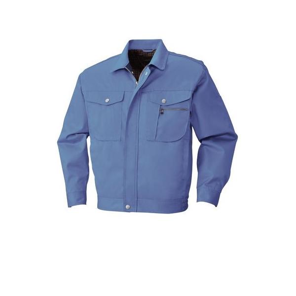 4532484244879 Early Bird 816 ナガソデジヤケツト 色：ライトブルー サイズ：EL