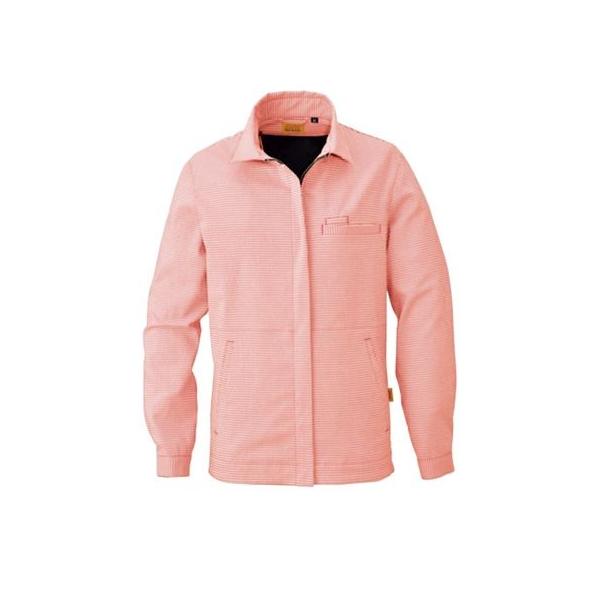 4930269129340 SMART WORK WEAR SW119 レデイースギンガムジヤケツト 色：イングリツシユルージユ サイズ：4L