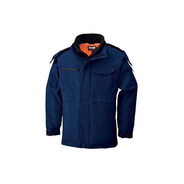 4930269201428 bigborn 8235 ボウカンコート 色：ネイビーXブラツク サイズ：EL