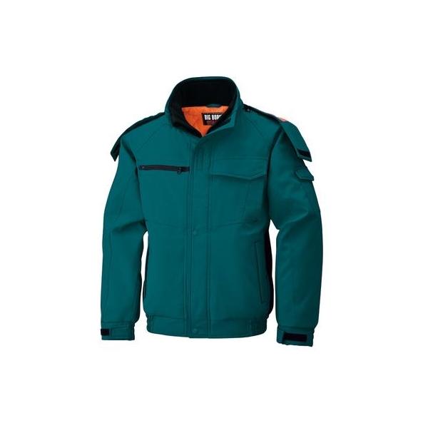 4930269201503 bigborn 8236 ボウカンジヤケツト 色：グリーンXブラツク サイズ：EL