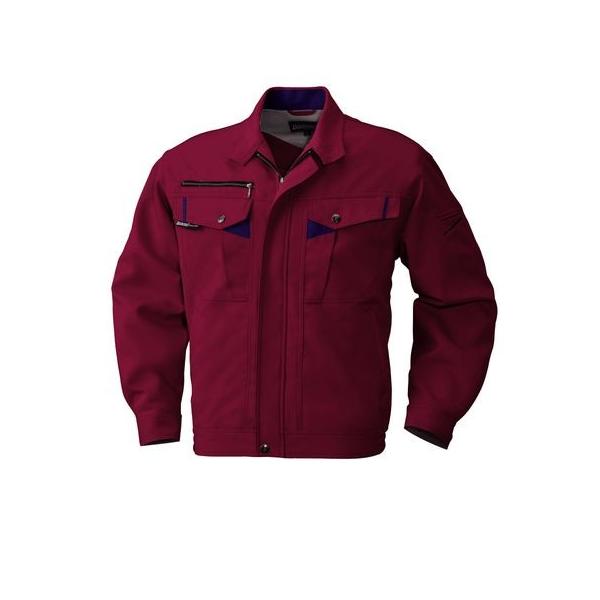 4930269286357 bigborn 766 ナガソデジヤケツト 色：エンジXネイビー サイズ：Sの通販は