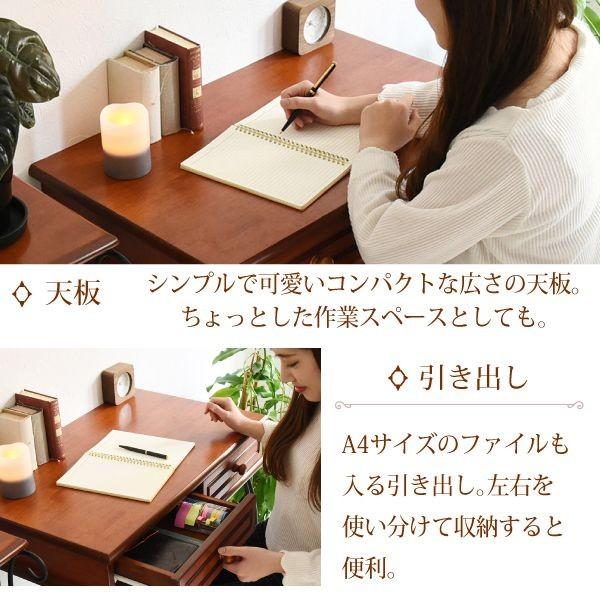 【お客様組立】JKプラン IRI-1018-WH 直送 代引不可 ロートアイアンシリーズ デスク IRI1018WH ミニデスク シンプルデスク 幅76.5 奥行47 引き出し 付き アイア