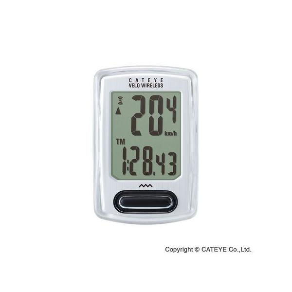 キャットアイ CATEYE 4990173028672 VELO WIRELESS サイクロコンピュータ ホワイト CC−VT230W