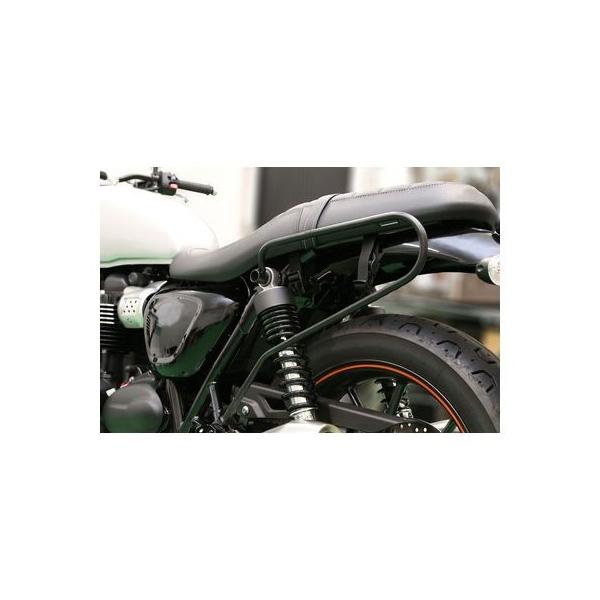 キジマ KIJIMA  HTR-08006 バックサポート ボンネビル T100／T120／S・T BK レフト HTR08006