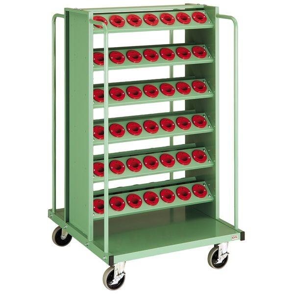 トラスコ中山 TRUSCO フェニックスワゴン 省音 600X400XH880〜1130 3段 W色 PEW-A963-W [A020501]