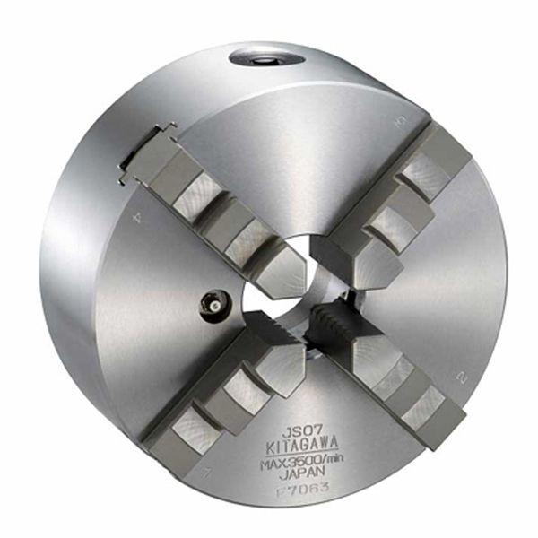 【個人宅配送不可】北川 JS07 直送 代引不可・他メーカー同梱不可 4ツ爪スクロールチャック