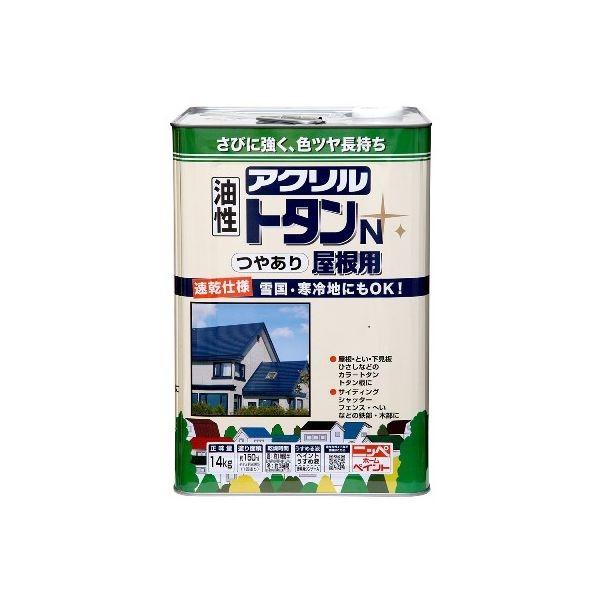ニッペホームプロダクツ  4976124129711 直送 代引不可・他メーカー同梱不可 アクリルトタンN屋根用 こげ茶 14kg