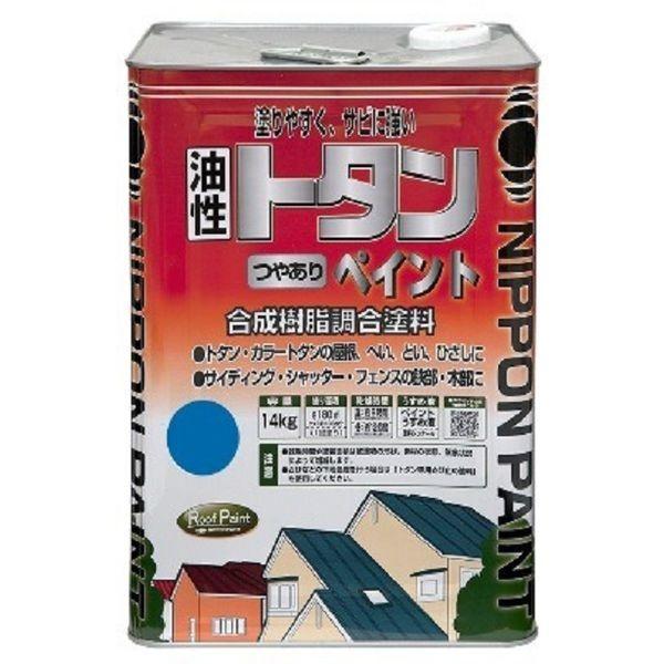 ニッペホームプロダクツ  4976124184567 直送 代引不可・他製造会社同梱不可 トタンつやありえの具 天の原青味 14kg