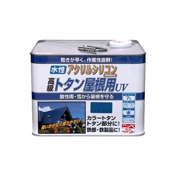 ニッペホームプロダクツ  4976124192210 直送 代引不可・他製造会社同梱不可 水溶性トタン大屋根用UV 赤茶 7L 食麺麭入れもの 圧着物の具 電設物の具 御勤め装具