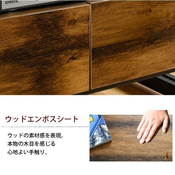 JKプラン KKS-0016-BKBR 直送 代引不可 インダストリアル 伸縮テレビ台 KKS0016BKBR ローボード 伸縮 アイアン 収納 おしゃれ テレビ台 伸縮 コーナー テレビボ_4