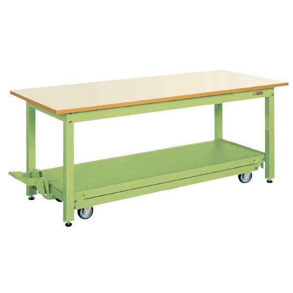 トラスコ MPK-6020-B 2段式ルートバン 600X400 ハンドル無 青 TRUSCO メーカー直送 代引不可 TRUSCO 樹脂製台車 2段式ルートバン 600X400 ハンドル無 ストッパー付